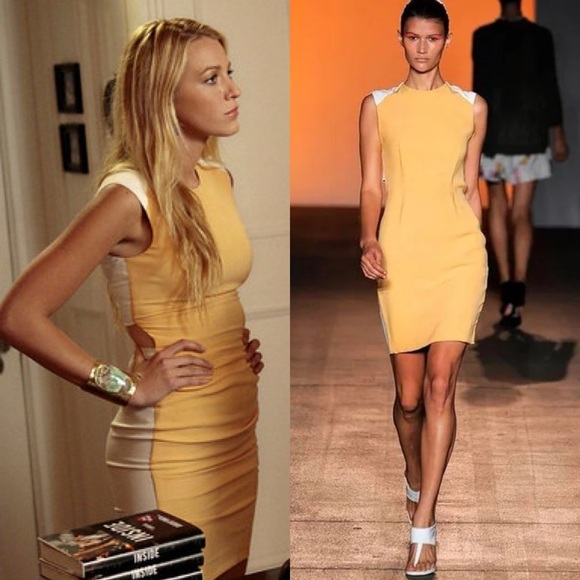 Yigal Azrouel colorblock dress Size 8 ASO Gossip Girl - Picture 2 of 8